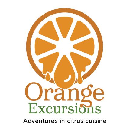 Logo for Orange Excursions, a citrus focused cooking blog